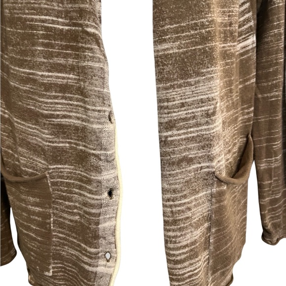 A/X Armani Exchange Cotton Cardigan with Pockets Retro Grunge NWT sz S - Picture 8 of 11